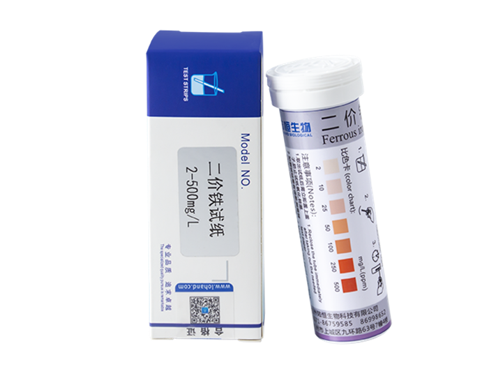 陆恒二价铁检测试纸 2-500 mg/L(图1)