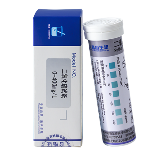 陆恒二氧化硫检测试纸 0-400 mg/L(图1)