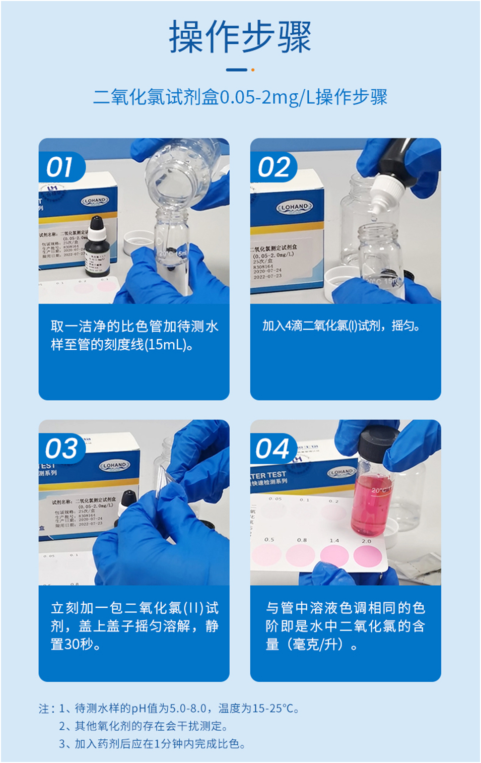 陆恒二氧化氯检测试剂盒 0.05-2 mg/L(图4)