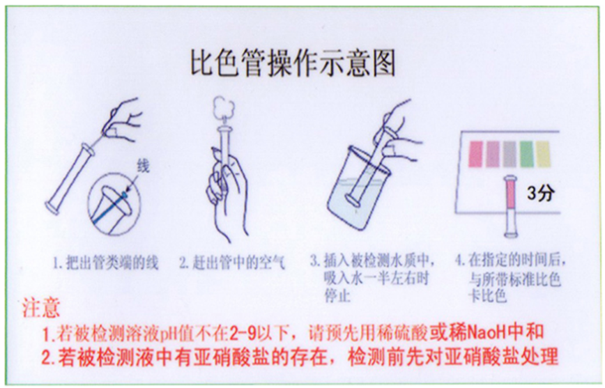 陆恒硝酸盐比色管 1-45 mg/L水质测试包(图2)