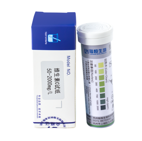 陆恒维生素C测试试纸 50-2000 mg/L(图1)