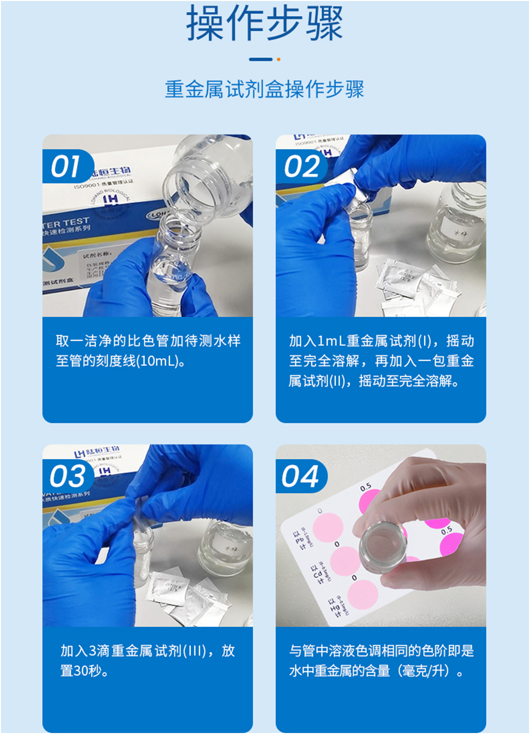 陆恒重金属检测试剂盒 铅/铬/汞(图3)