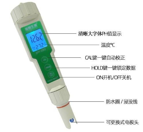陆恒笔式PH计 PH-280(图1) 陆恒笔式PH计 PH-280(图1)