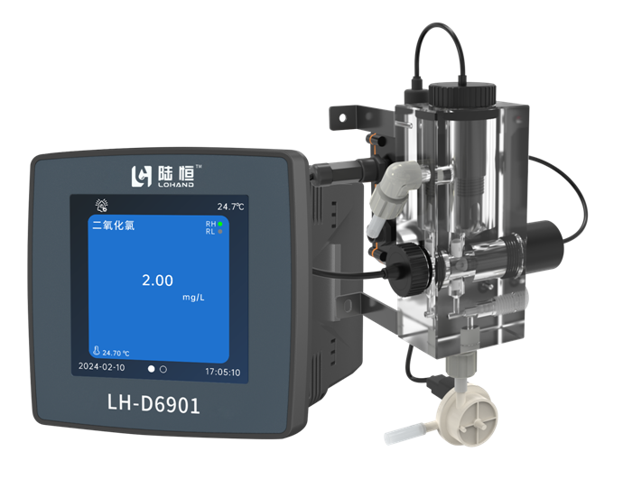 陆恒在线二氧化氯监测仪 LH-D6901+LH-DL20(图1) 陆恒在线二氧化氯监测仪 LH-D6901+LH-DL20(图1)