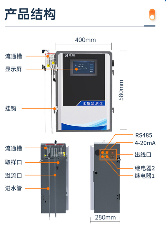 陆恒在线DPD余（总）氯监测仪 LH-G7800(图4)