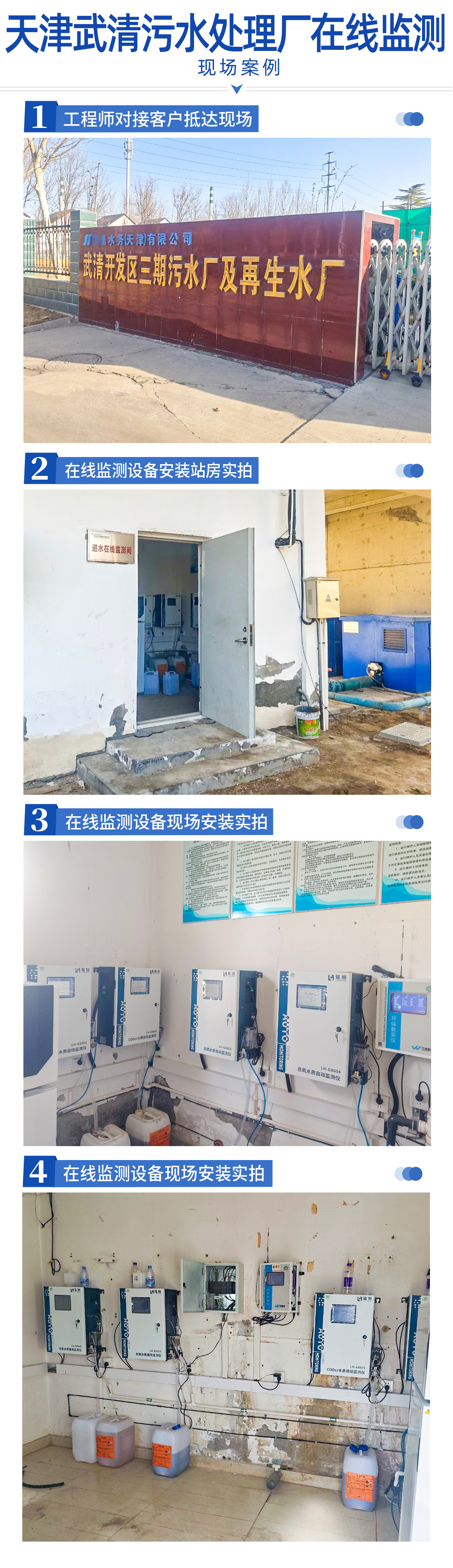 陆恒案例-天津武清污水处理厂在线监测(图2)