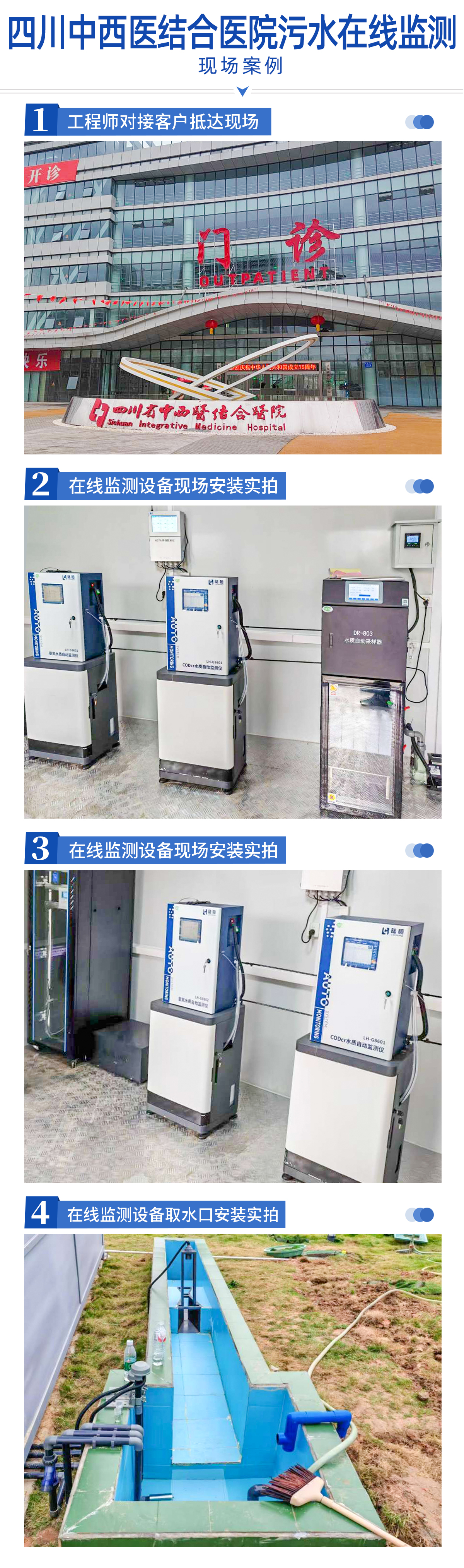 四川中西医结合医院污水在线监测(图2) 四川中西医结合医院污水在线监测(图2)