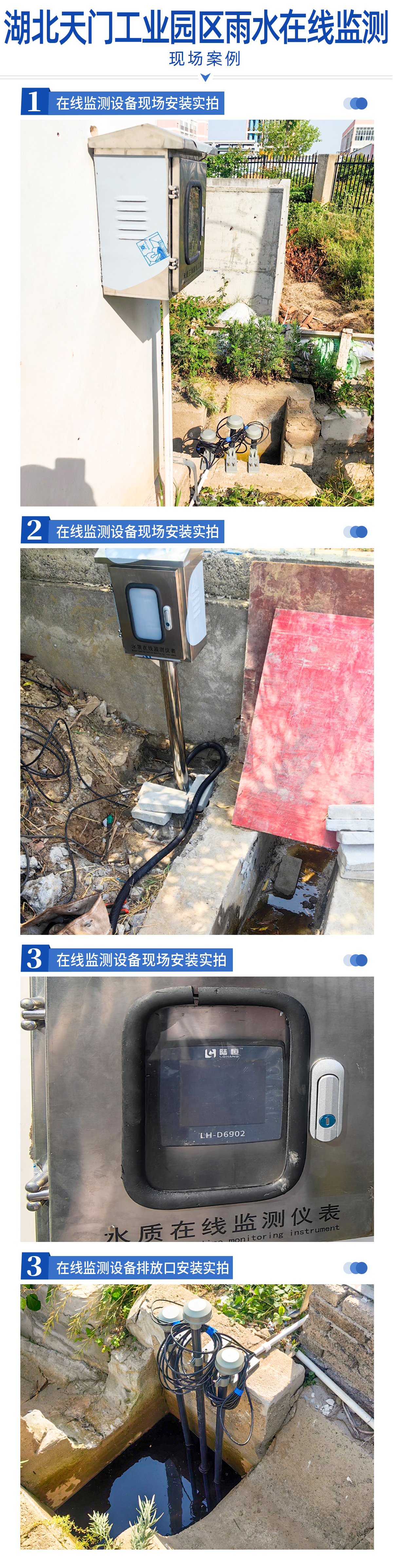 陆恒案例-湖北天门工业园区雨水在线监测(图2)