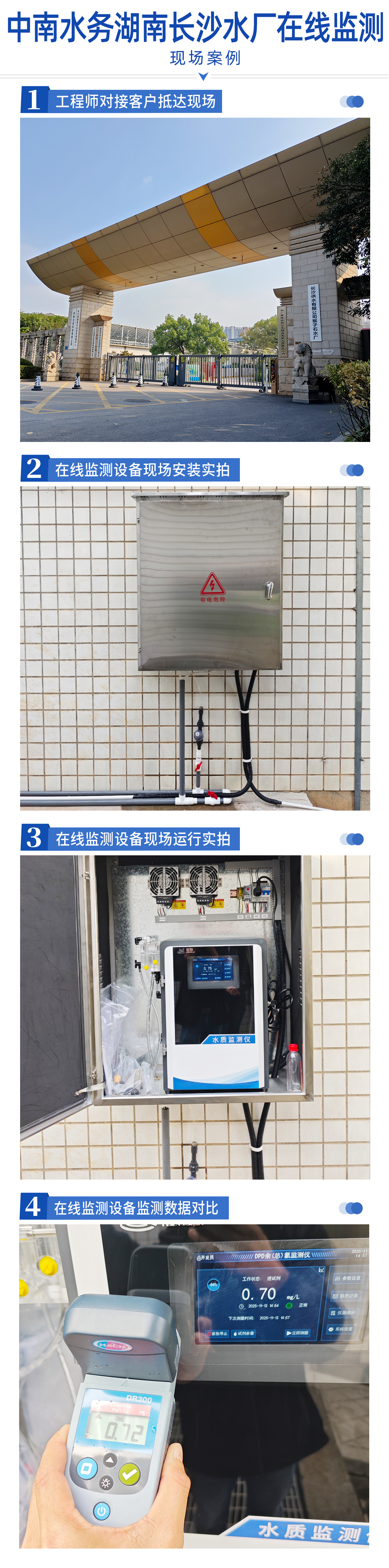 陆恒案例：中南水务湖南长沙水厂在线监测(图2)